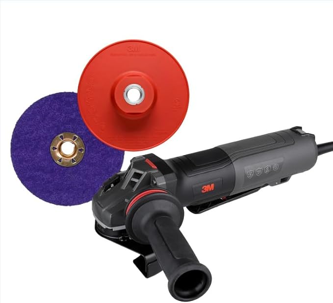 3M Electric Angle Grinder, 4.5-5 in Paddle Switch, - Image 6