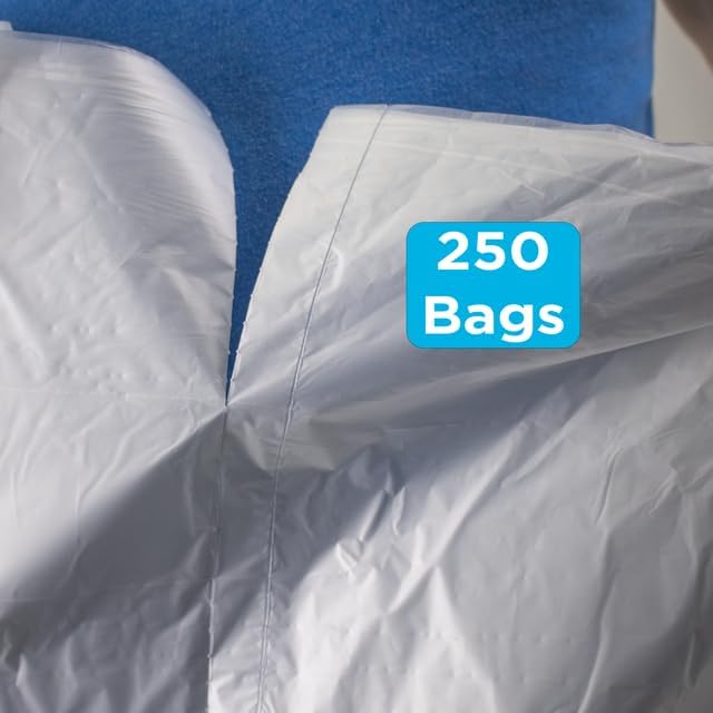 Clear Trash Bags, 40-45 Gallon Trash Bags, 16 Micron, High Density, Facility - Image 3