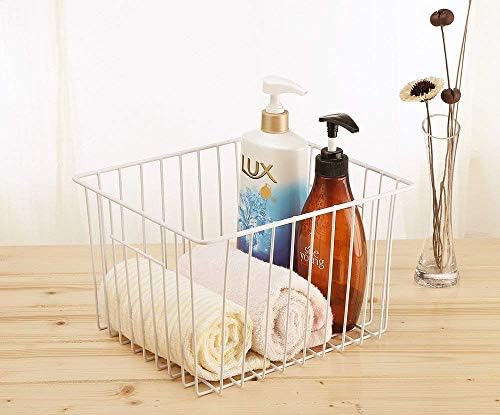 SANNO Freezer Baskets Freezer Wire Storage Basket, Organizer Food Storage Bin...