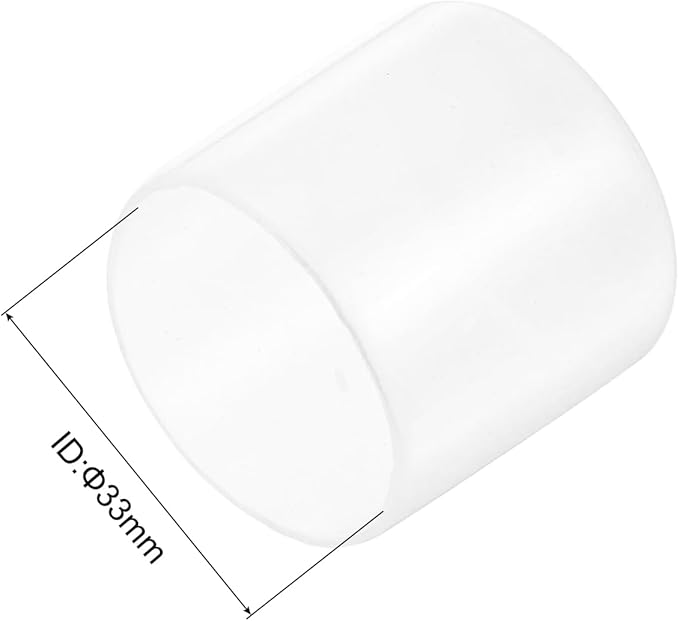 uxcell 20pcs Rubber End Caps 33mm ID Vinyl Round Tube Bolt Cap Cover Thread - Image 3