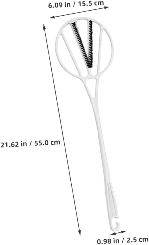 VICASKY Quilt Cleaning Tool with Long Handle for Dust and Mattress Dust Removal White Quilt Duster for Household Cleaning Suitable for Drying Down Duvet Care