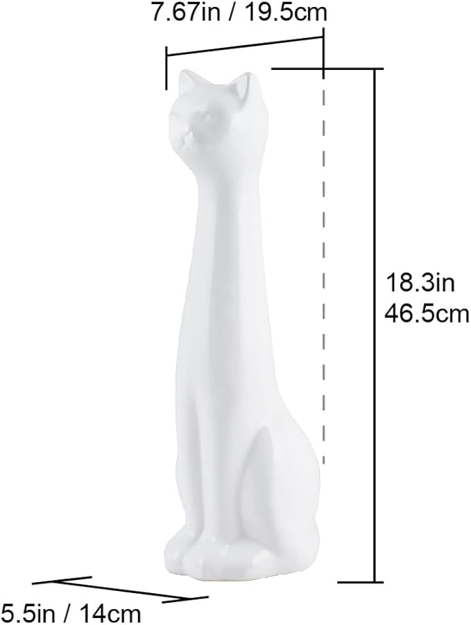 Allure Home Creation Cat 3-Piece Ceramic Toilet Brush Holder & Soap Dispenser - Image 5