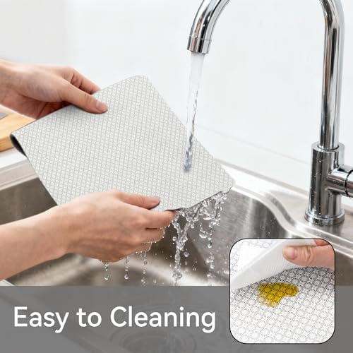 FIFTY FEET 18"x96" Non-Adhesive Shelf Liner for Kitchen Cabinets an...
