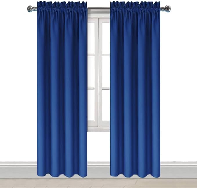 DWCN Blackout Curtains Room Darkening Thermal Insulated Bedroom Curtains Window - Image 9