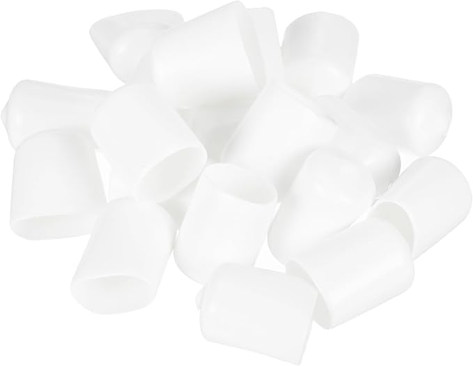 uxcell 20pcs Rubber End Caps 15.5mm ID Vinyl Round Tube Bolt Cap Cover Thread - Image 4