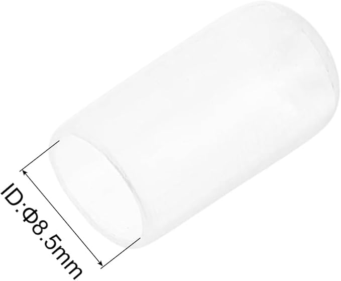 uxcell 20pcs Rubber End Caps Protective Caps 8.5mm ID Vinyl PVC Round Tube Bolt - Image 3