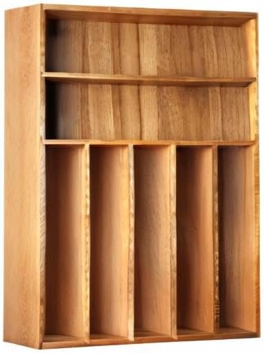 Silverware Organizer Kitchen Drawer Organizer Utensil Organizer Acacia - Image 7