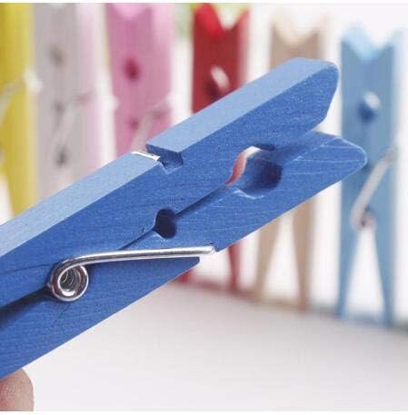 DurReus Wood Clothes Pins for Crafts Party Decor Small Clips Hold Card - Image 4