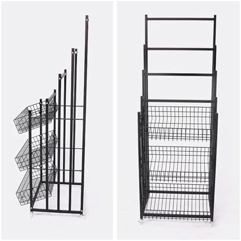 Clothes Rail Garment Rack 3 Tiers Metal Umbrella Storage Stand, Iron Floor-St...