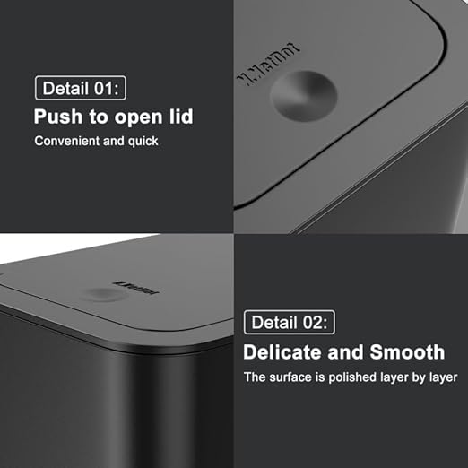 N. NETDOT 3 Pack Small Trash Can - Image 6