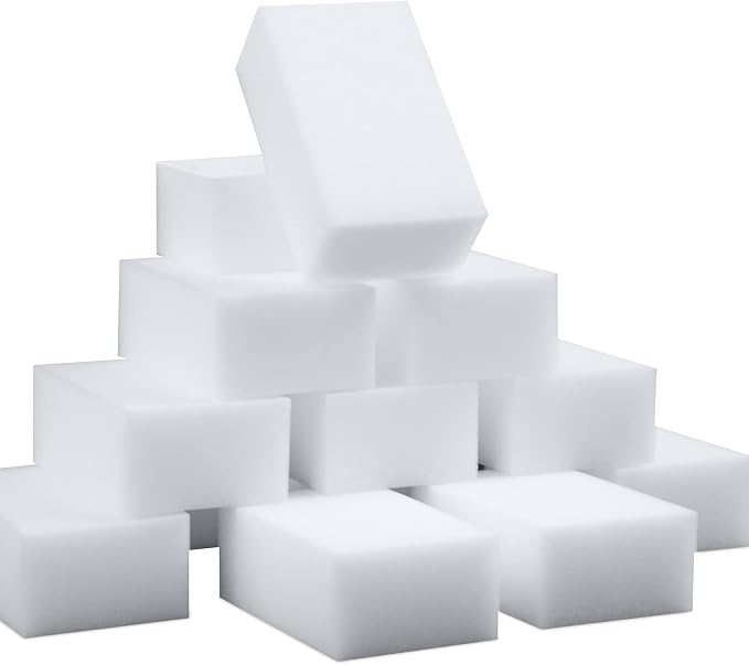 100 Pack Magic Sponge Eraser Extra Thick and Long Lasting Melamine Cleaning by SmilePowo