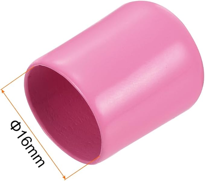 uxcell 20pcs Rubber End Caps 16mm ID Vinyl PVC Round Tube Bolt Cap Cover Screw - Image 3