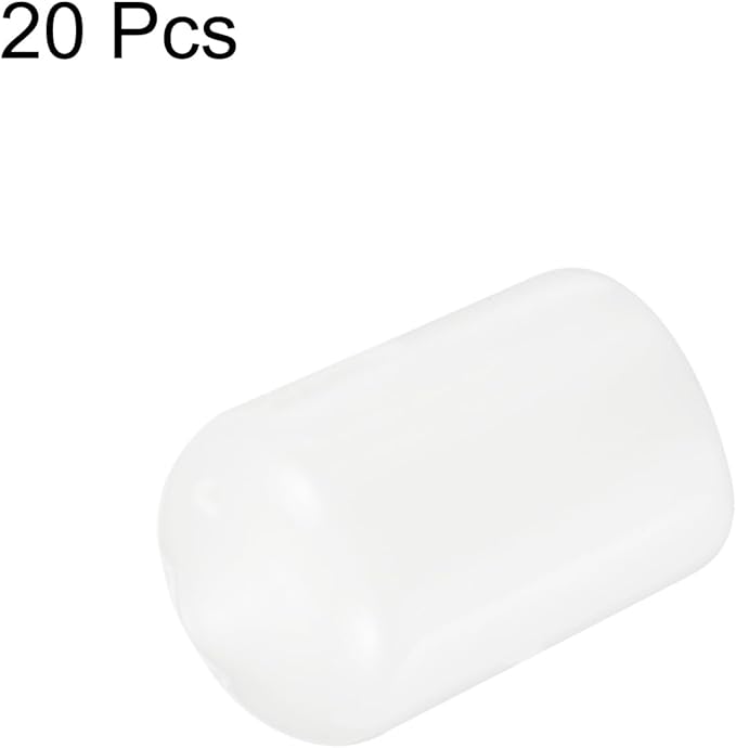 uxcell 20pcs Rubber End Caps 13.5mm ID Vinyl Round Tube Bolt Cap Cover Thread - Image 2