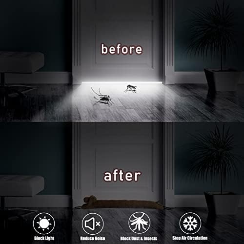 Under Door Draft Stopper Decorative Wind Stopper 36 inch for Door & Window, Weighted Animal Air Draft Stopper for Bottom of Door with Hanging Loops - Brown Dog