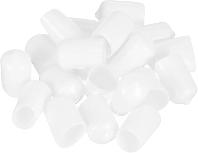 uxcell 20pcs Rubber End Caps 14.5mm ID Vinyl Round Tube Bolt Cap Cover Thread - Image 4