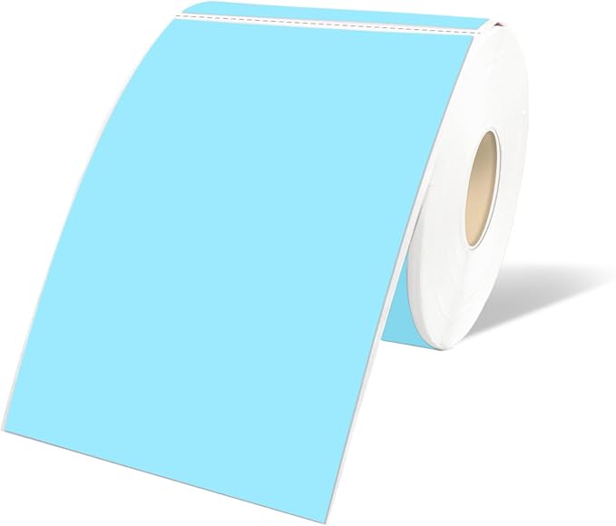 STARLIBOO 3"X5" Rectangle Colored Labels, Removable Moving Labels by STARLIBOO