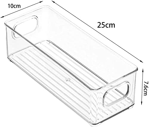 mDesign Plastic Long Stackable Storage Organizer Container, Organization Bin ...