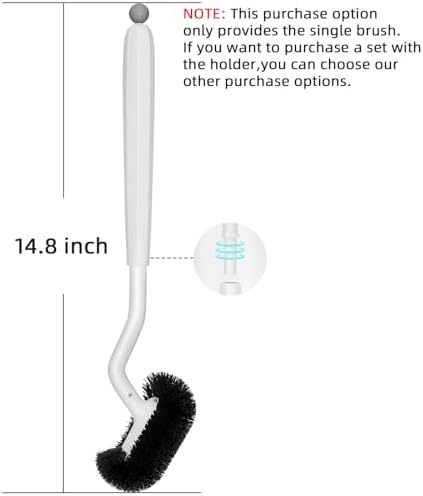 HAMITOR Toilet Bowl Brush Without Holder: Bathroom Deep Cleaning Toilet Cleaner - Image 6