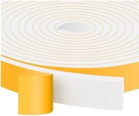 Upgraded Strong Adhesive Foam Weather Stripping Door Seal Strip Insulation Tape by Trisiki