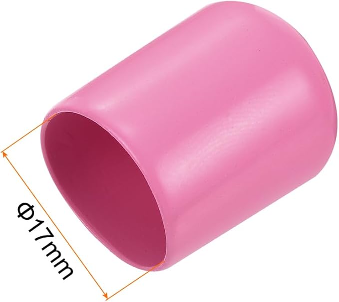 uxcell 20pcs Rubber End Caps 17mm ID Vinyl PVC Round Tube Bolt Cap Cover Screw - Image 3