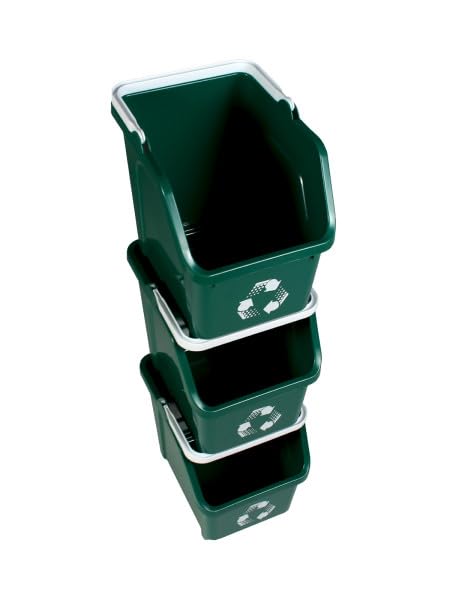 6 Gallon Stackable Recycling Bins - Image 4