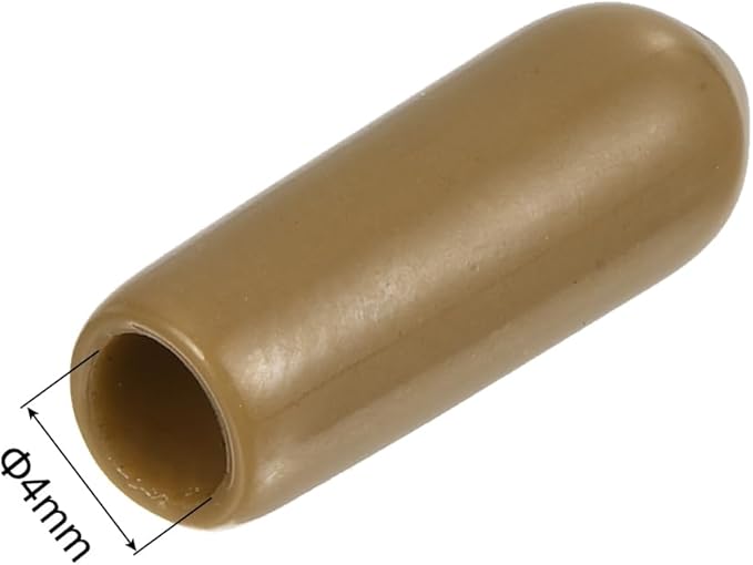 uxcell 20pcs Rubber End Caps 4mm ID Vinyl PVC Round Tube Bolt Cap Cover Screw - Image 3