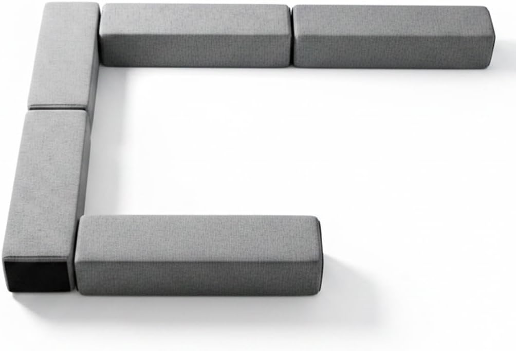 Star Brand Under Sofa Blocker, High-Density Foam Gap Bumper for Furniture, Heavy-Duty Couch Underneath Filler, Modular Sectional Sofa Accessory