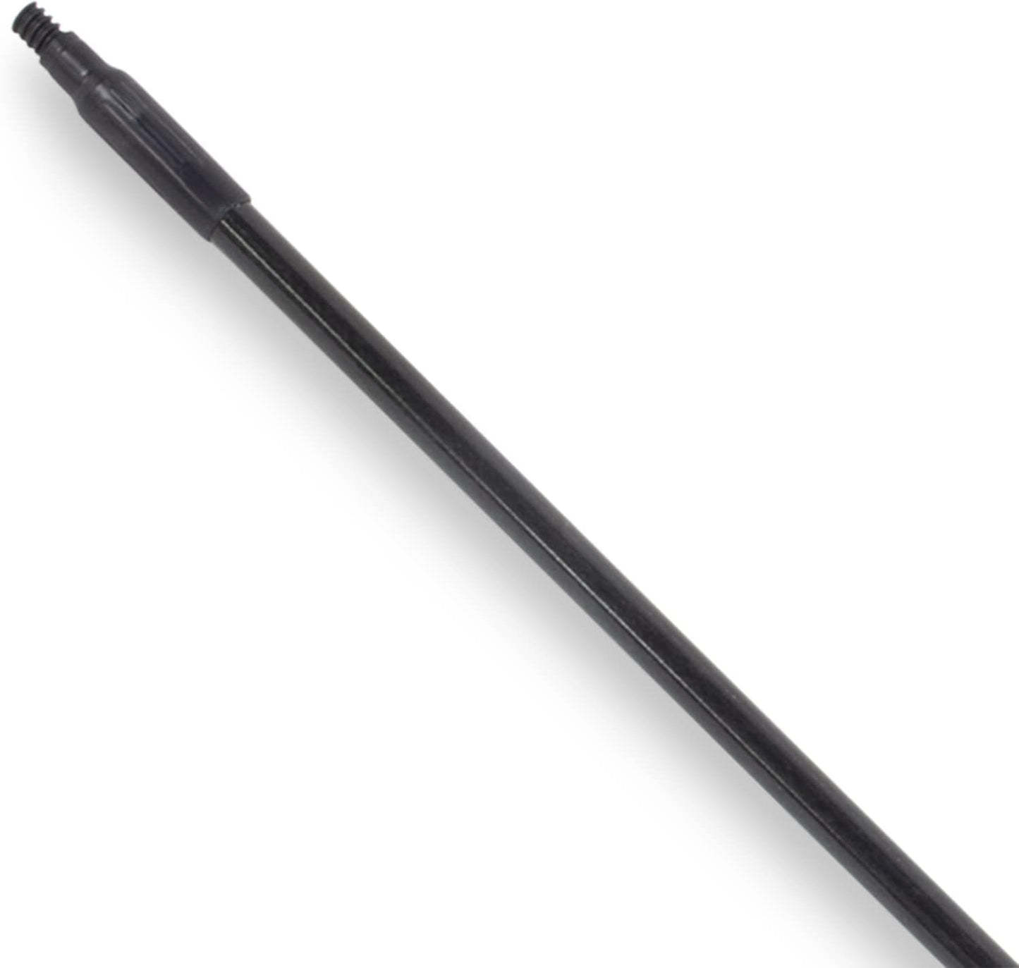 SPARTA 48" Fiberglass Replacement Handle with 3/4" Acme Thread Tip, Polyester Veil Reinforced, Hanging Cap, Commercial Cleaning, Black