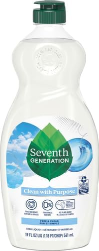 Seventh Generation Dish Liquid Soap Free & Clear liquid soap Dishwashing Soap - Image 2