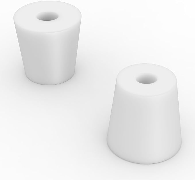 Labasics 5-Pack 5# Single-Hole Silicone Stoppers, Durable and Reusable Silicone - Image 4