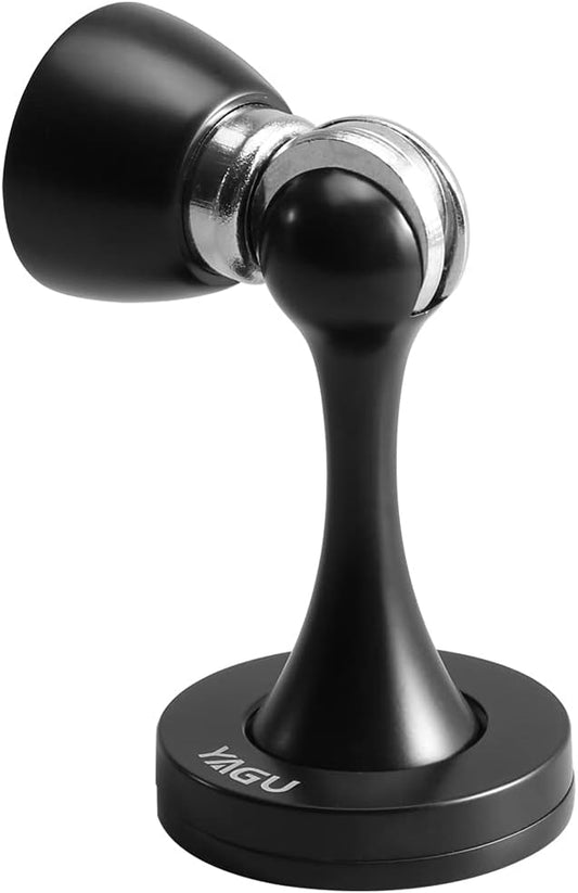 YAGU Door Stopper 6 Pack Magnetic Door Stops, Zinc Alloy Matte Black Door Catch by YAGU
