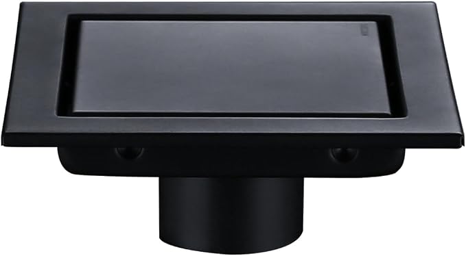 RANDOM Black Shower Drain Square by RANDOM