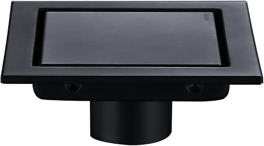 RANDOM Black Shower Drain Square by RANDOM