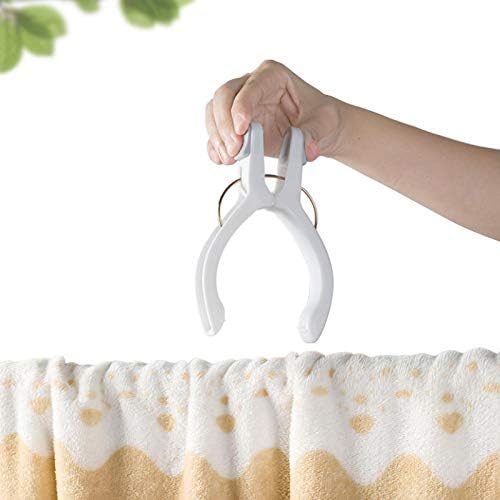 8 Pack Beach Towel Clips for Beach Chairs White Jumbo Size Towel Clamps Lounge - Image 6