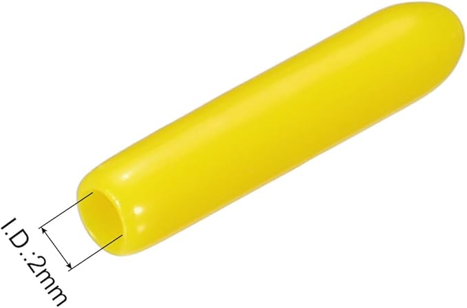 uxcell 20pcs Rubber End Caps 2mm ID Vinyl PVC Round Tube Bolt Cap Cover Screw - Image 3