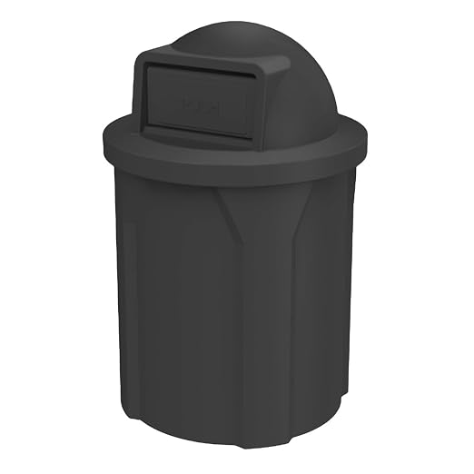 42 Gallon Circle 100% Recycled Plastic Heavy Duty Indoor or Outdoor Commercial by SturdyEssentials