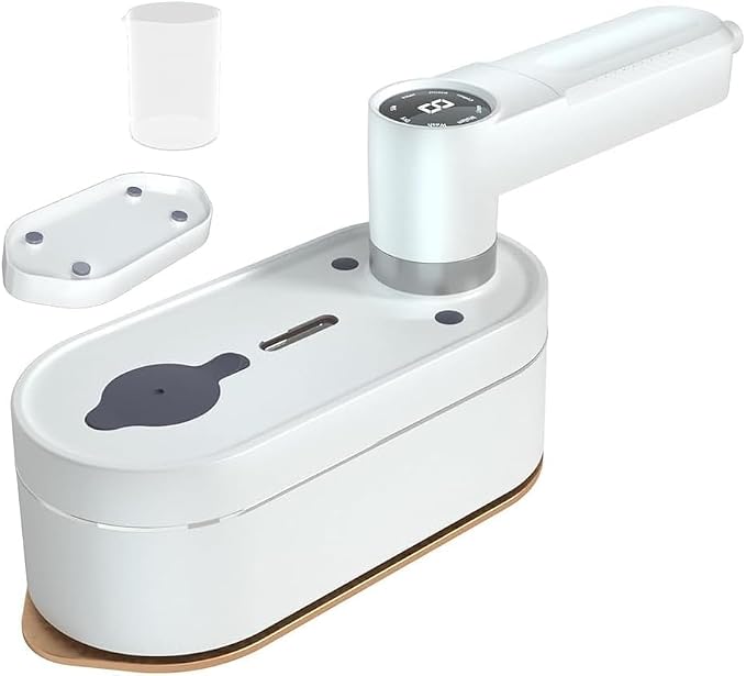 Travel Steamer for Clothes Portable Mini, 8 Steam & Iron Modes Iron Steamer by Ourano