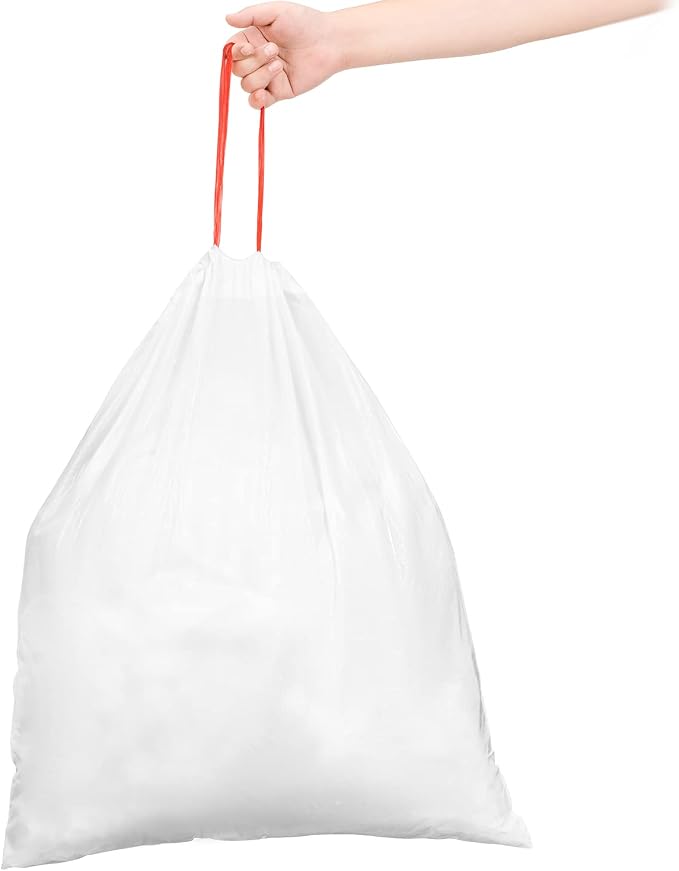 Small Trash Bag 4 Gallon Drawstring Garbage Bags - Image 2