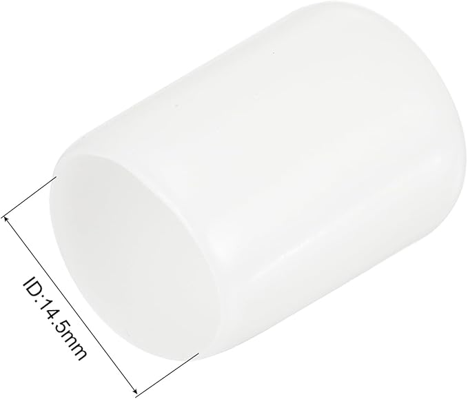 uxcell 20pcs Rubber End Caps 14.5mm ID Vinyl Round Tube Bolt Cap Cover Thread - Image 3