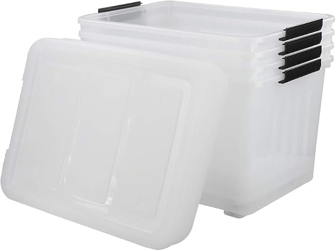 70 L Clear Plastic Large Storage Box - Image 7