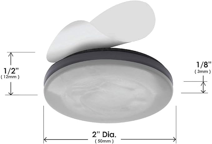 GorillaGlides CB503 2 Inch Furniture Sliders/Screw On Glide Floor Protectors - Image 6