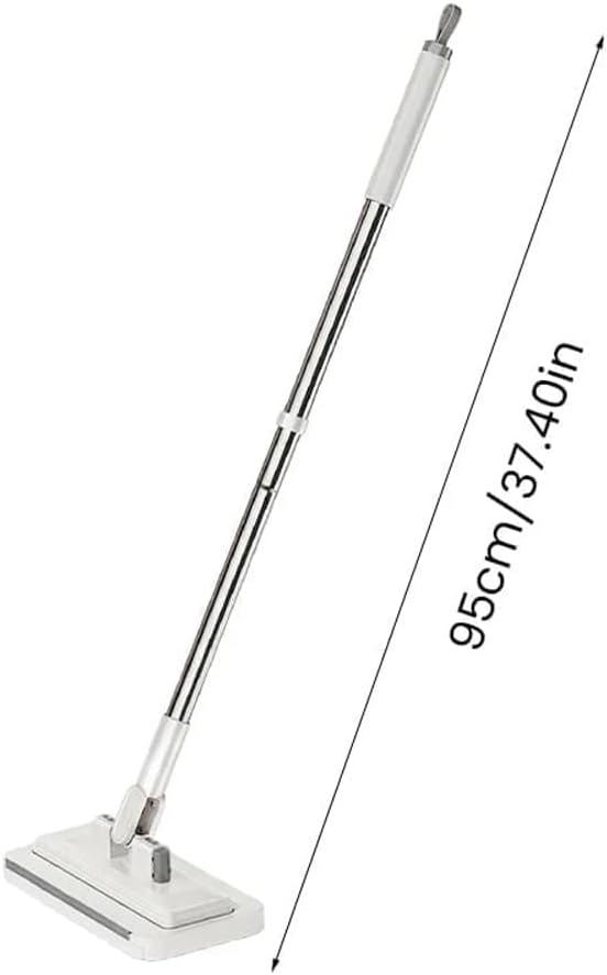 Gropething Mop, Hands Free Multi Purpose Flat Mop, Hands Free Flat Mops One Click, Snap Grip Mini Mops, Lightweight with 360° Swivel Head for Floors, Under Furniture, Kitchens & Bathrooms (1set)