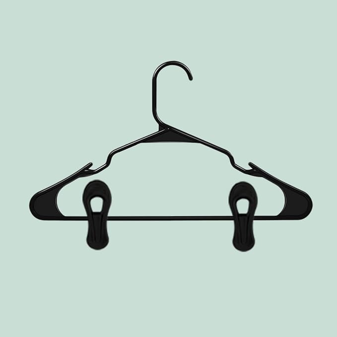 Black Hanger Clips 30 PCS, Plastic Hangers Clips Perfect - Image 6