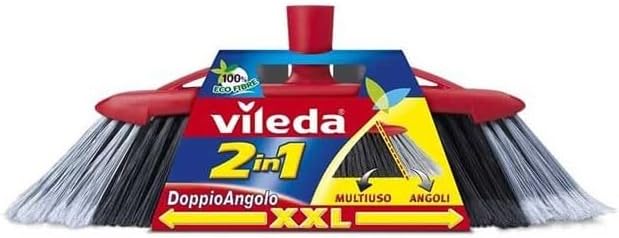 Vileda 2聽in 1聽Broom Inside XXL 1 Black, Grey, Red