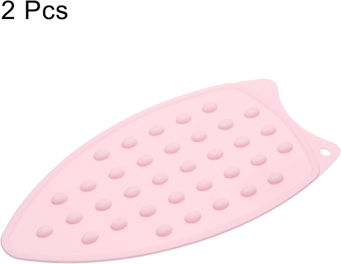 HARFINGTON 2pcs Silicone Iron Rest Pad, Pale Pink - Image 3