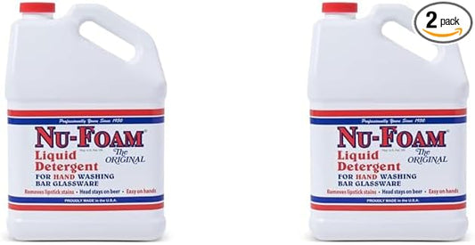 Nu-Foam Liquid Detergent for Bar Glassware by Nu-Foam