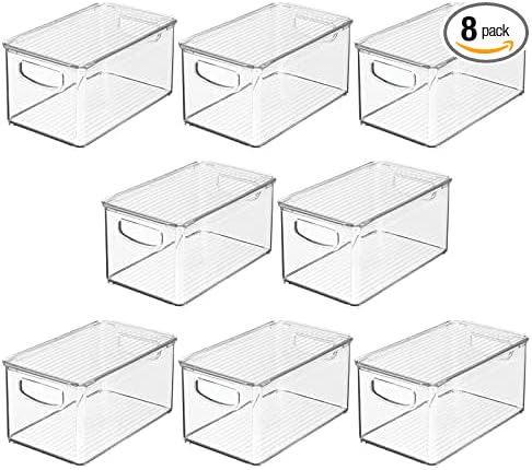 mDesign Plastic Deep Storage Bin Box Container by mDesign