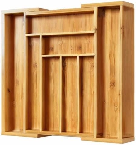 Pipishell Bamboo Expandable Drawer Organizer - Image 8