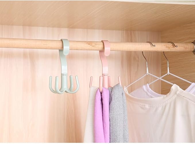 2Pcs Rotating Belt Hanger 360 Degrees Rotatable Organizer - Image 9