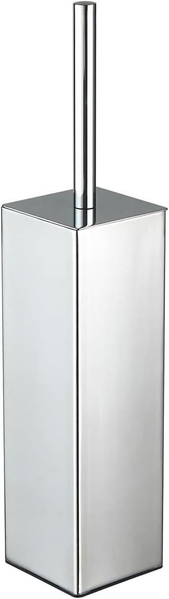 Chrome Square Stainless Steel Toilet Brush by Unknown